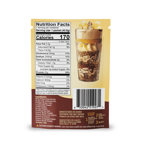 Butter Coffee Protein Smoothie Packets