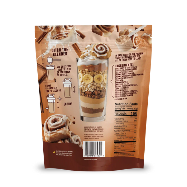 Cinnamon Roll Protein Smoothie