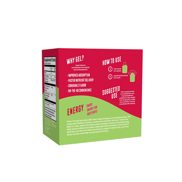 Energy Boost Vitamin Gel Pack