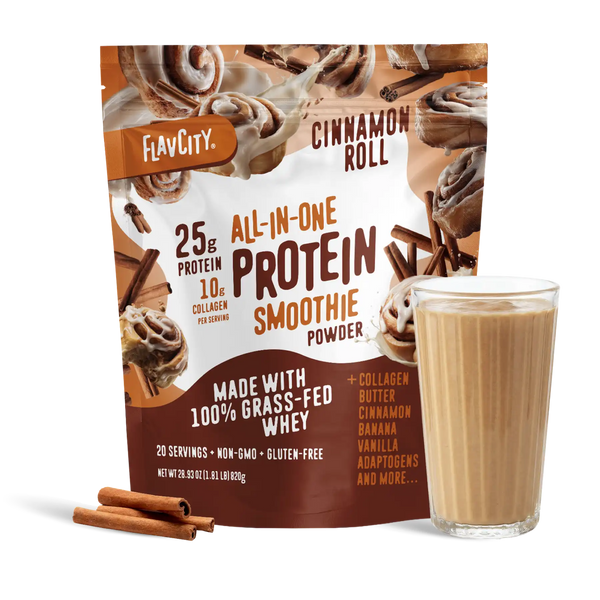 Cinnamon Roll Protein Smoothie