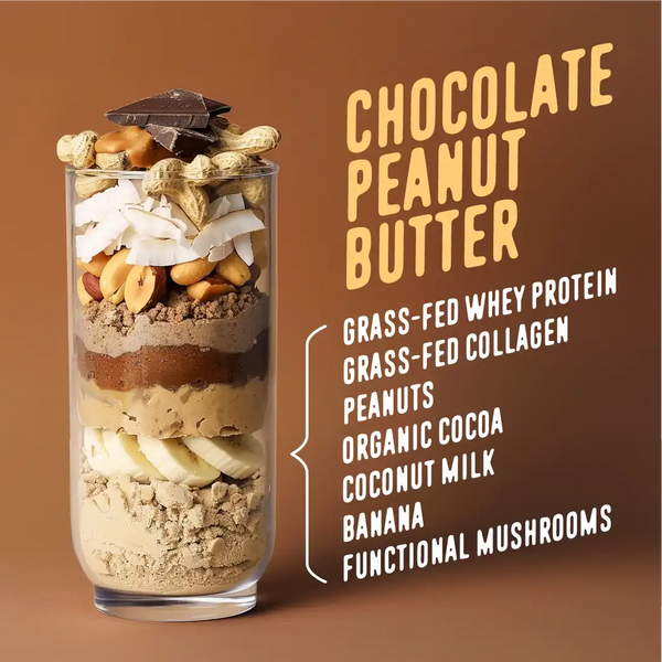 Chocolate Peanut Butter Protein Smoothie